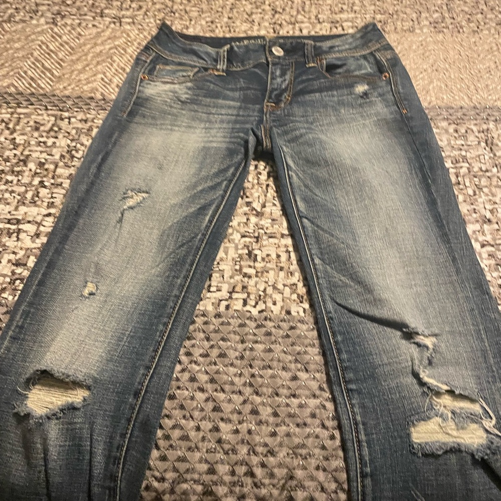 American Eagle Outfitters Blue Jeans - Picture 2 of 8
